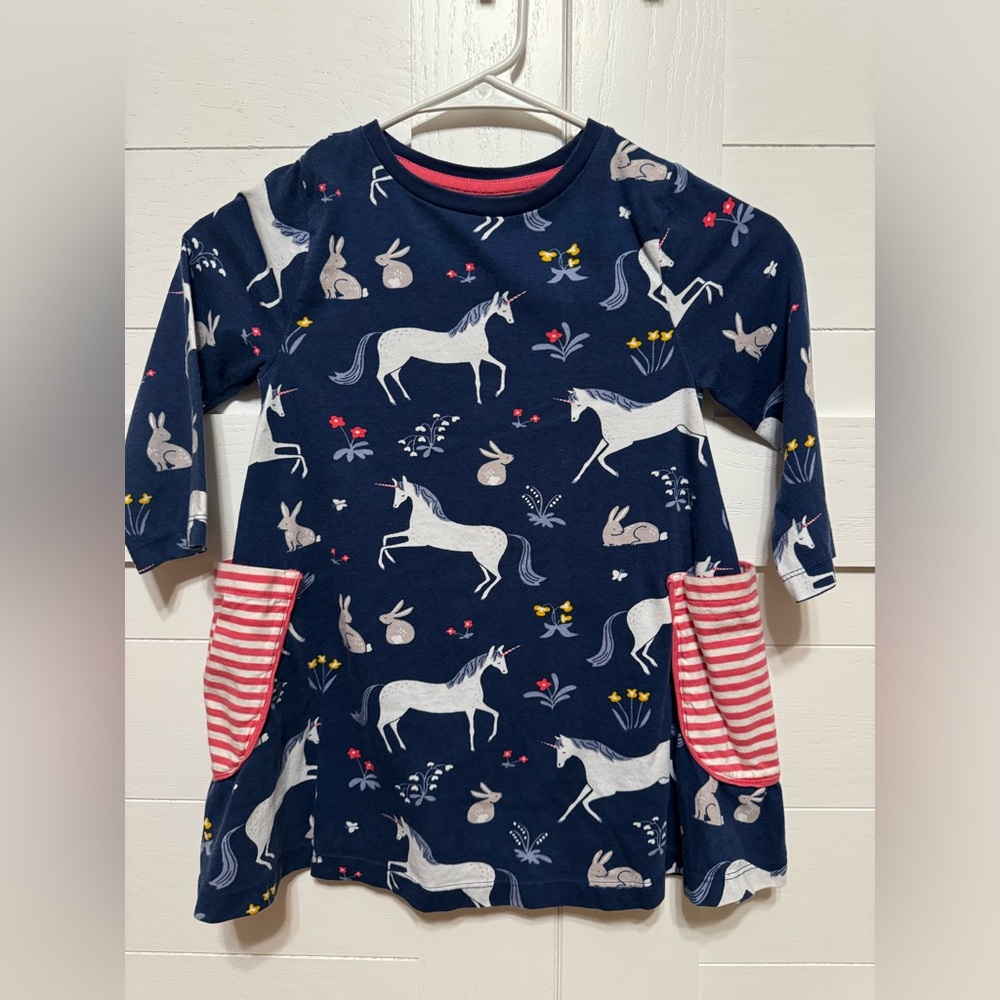 Girls Mini Boden dress - Like New - Size 6-7
